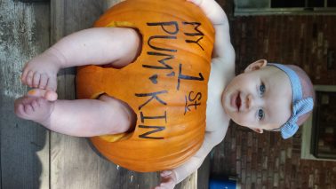 A real pumpkin baby!