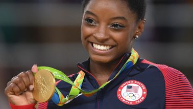 Simone Biles uses Good Good Father in her dance!