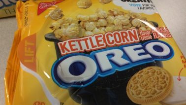 Dave and Katie taste test the new Oreo Kettle Corn Flavor!