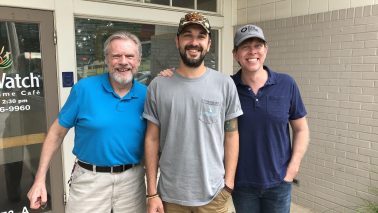 Dave had lunch with Rhett Walker and had what he had to eat