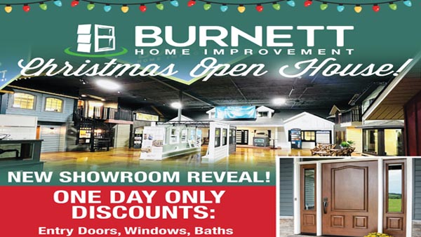 Burnett Home Improvement Christmas Open House