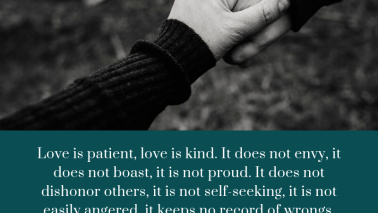 1 Corinthians 13:4-7