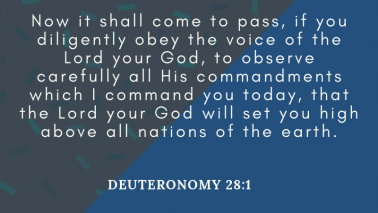 Deuteronomy 28:1