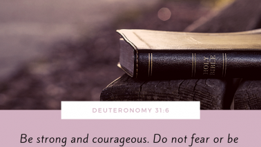 Deuteronomy 31:6