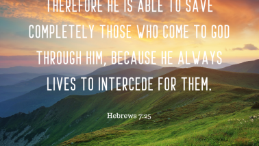 Hebrews 7:25