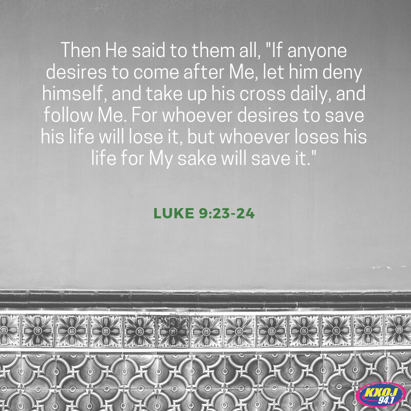 Luke 9:23-24