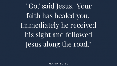 Mark 10:52