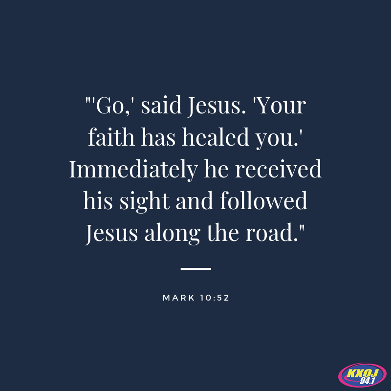 Mark 10:52