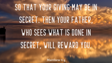 Matthew 6:4