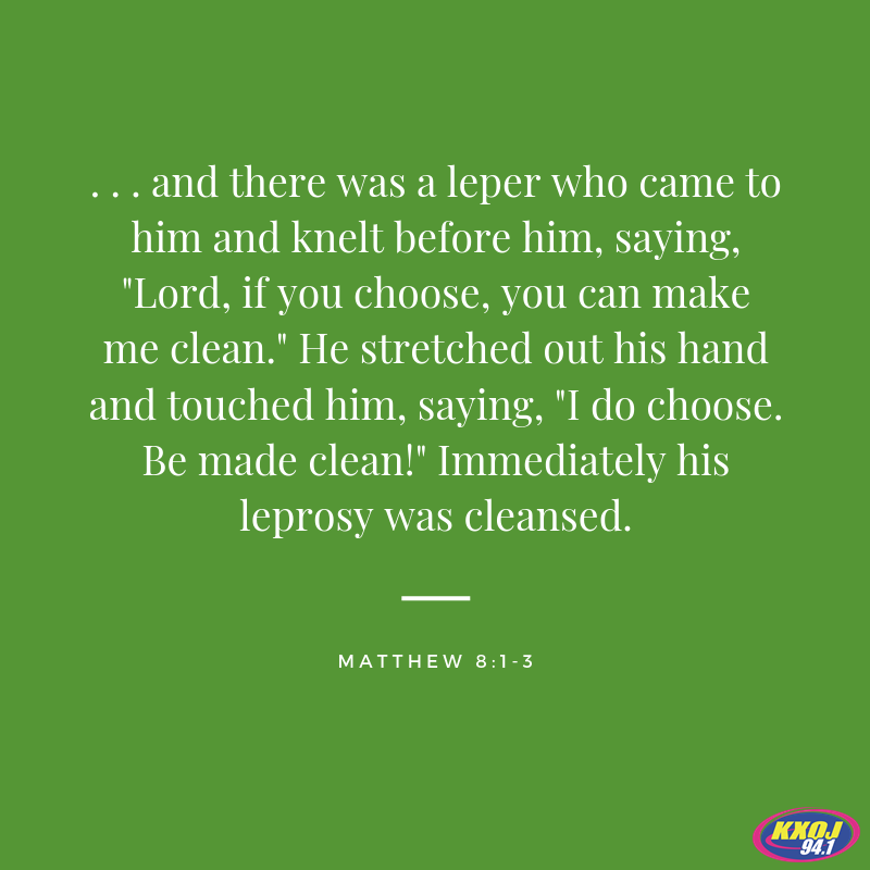 Matthew 8:1-3