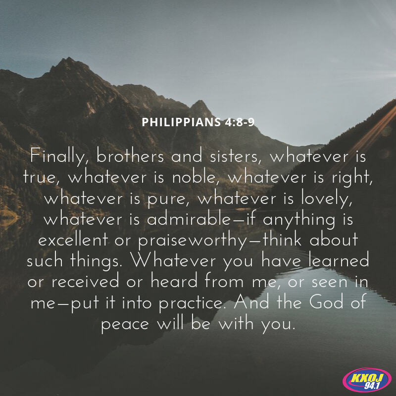 Philippians 4:8-9