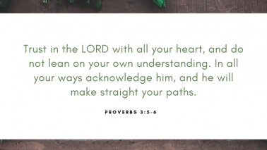 Proverbs 3:5-6