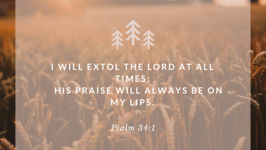 Psalm 34:1