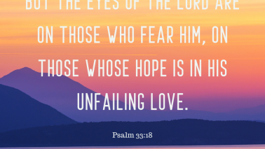 Psalm 33:18