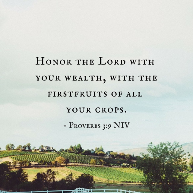 Proverbs 3:9