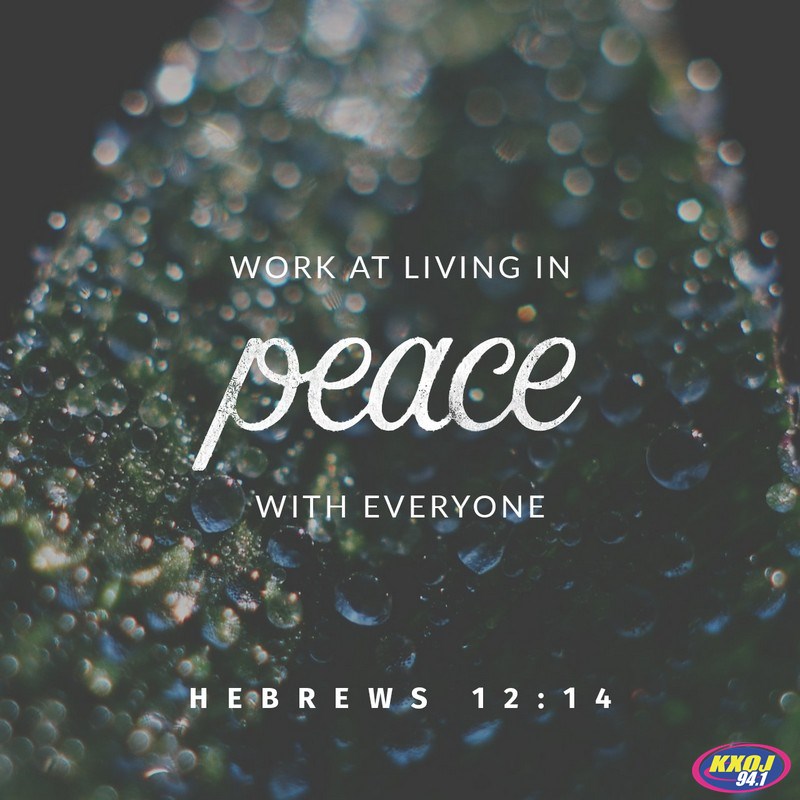 Hebrews 12:14