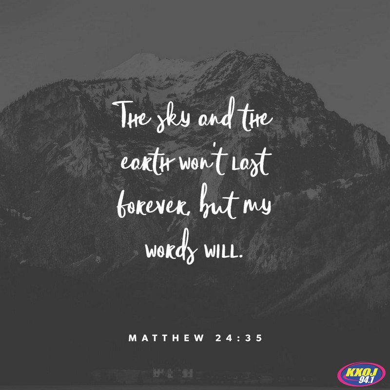 Matthew 24:35