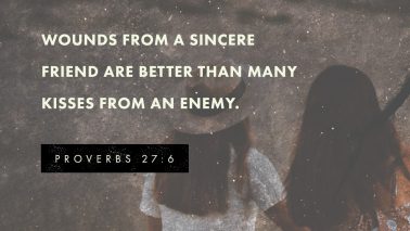 Proverbs 27:6