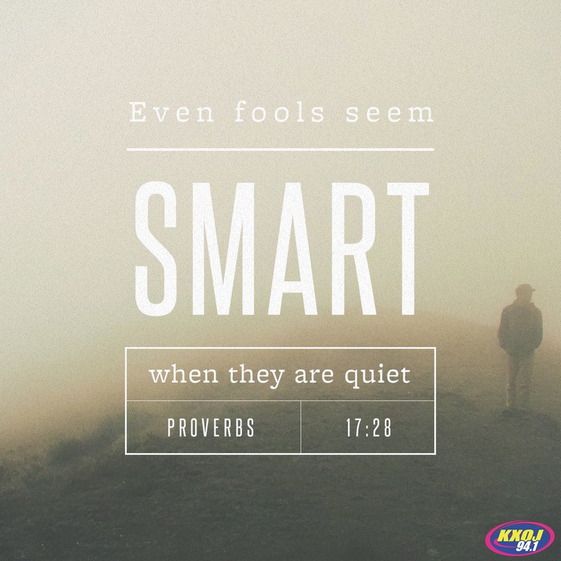 Proverbs 17:28