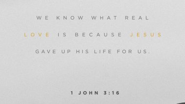 1 John 3:16