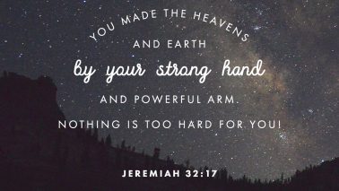 Jeremiah 32:17