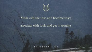 Proverbs 13:20